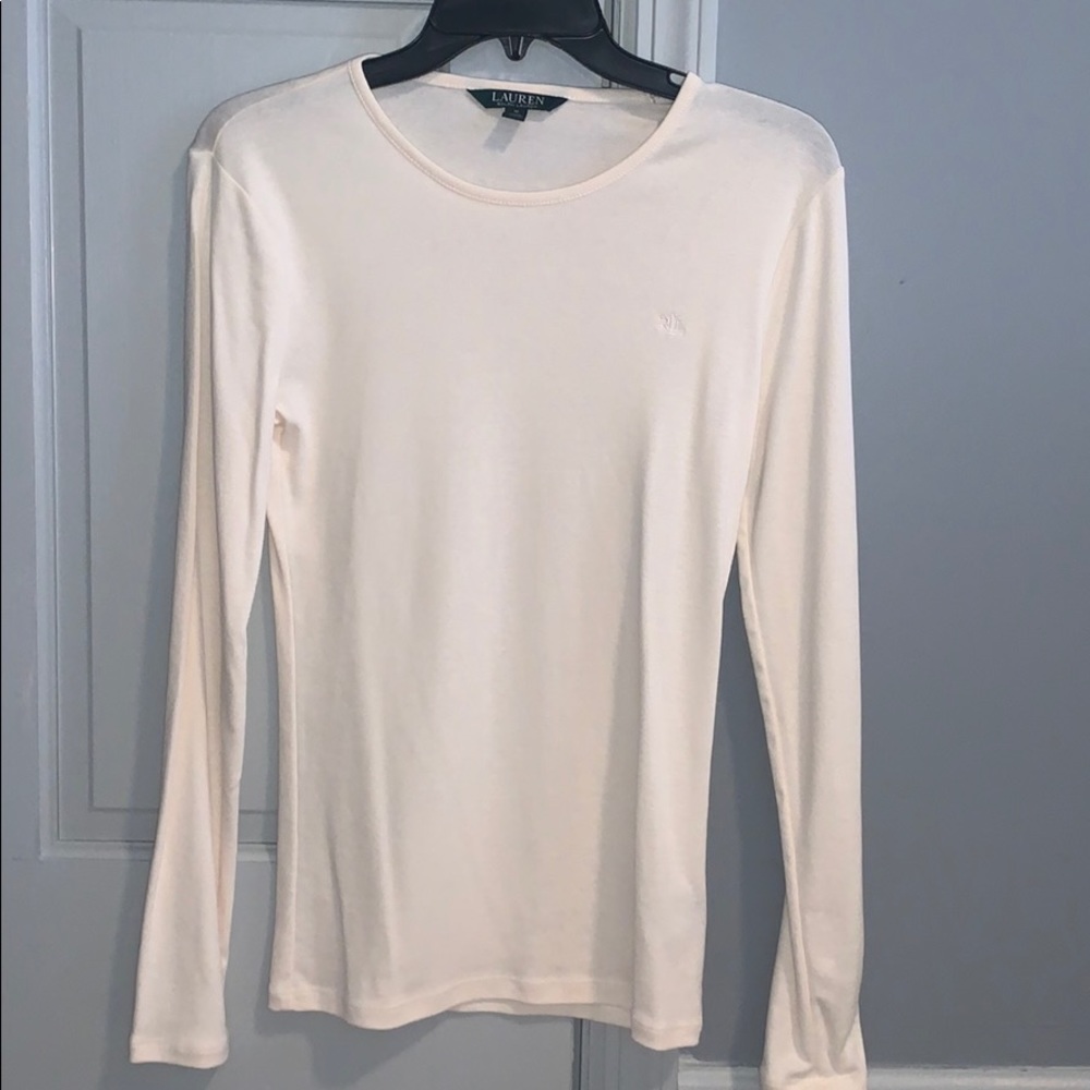 Beige Ralph Lauren long sleeve
